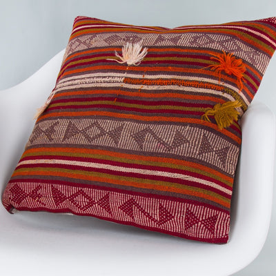 Tribal Multiple Color Kilim Pillow Cover 20x20 8982
