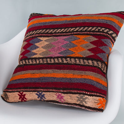 Tribal Multiple Color Kilim Pillow Cover 20x20 9174