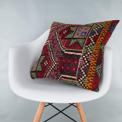Tribal Multiple Color Kilim Pillow Cover 20x20 9310