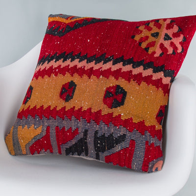 Tribal Multiple Color Kilim Pillow Cover 20x20 9317