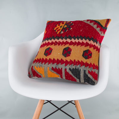 Tribal Multiple Color Kilim Pillow Cover 20x20 9318