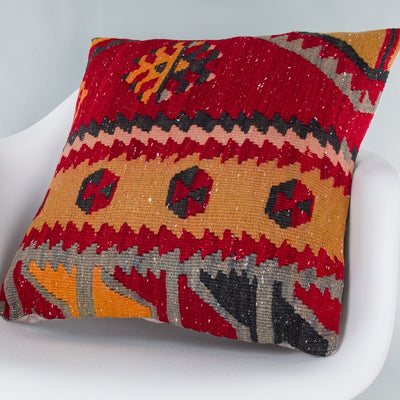 Tribal Multiple Color Kilim Pillow Cover 20x20 9318