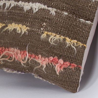 Tulu Multiple Color Kilim Pillow Cover 16x16 7441