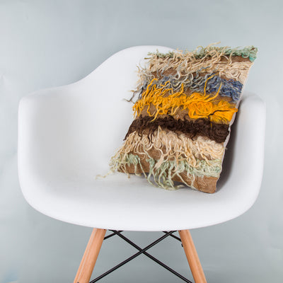 Tulu Multiple Color Kilim Pillow Cover 16x16 8121