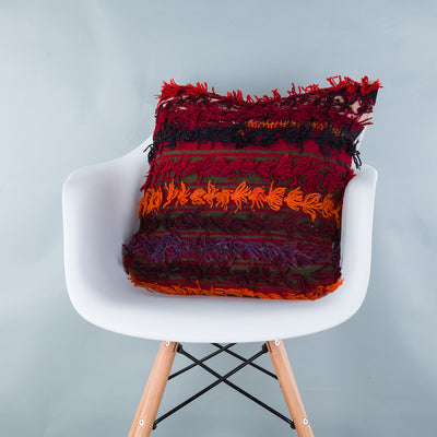 Tulu Multiple Color Kilim Pillow Cover 20x20 9240