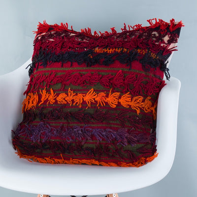 Tulu Multiple Color Kilim Pillow Cover 20x20 9240