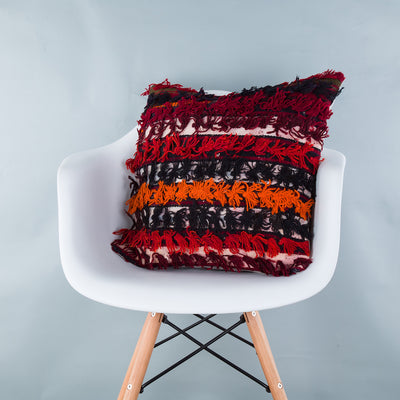 Tulu Multiple Color Kilim Pillow Cover 20x20 9241