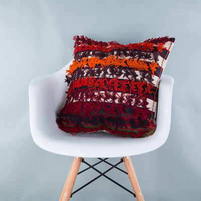 Tulu Multiple Color Kilim Pillow Cover 20x20 9243