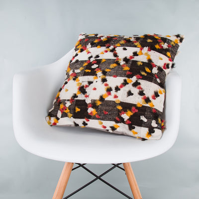 Tulu Multiple Color Kilim Pillow Cover 20x20 9271