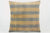 Blue striped mustard pillow , Decorative Kilim pillow  1517_A - kilimpillowstore
 - 1