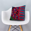 Chevron Multi Color Kilim Pillow Cover 16x16 3271 - kilimpillowstore
 - 1