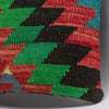 Chevron Multi Color Kilim Pillow Cover 16x16 3305 - kilimpillowstore
 - 3