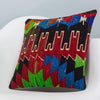 Chevron Multi Color Kilim Pillow Cover 16x16 3326 - kilimpillowstore
 - 2
