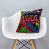 Chevron Multi Color Kilim Pillow Cover 16x16 3326 - kilimpillowstore
 - 1