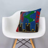 Chevron Multi Color Kilim Pillow Cover 16x16 3341 - kilimpillowstore
 - 1