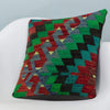 Chevron Multi Color Kilim Pillow Cover 16x16 3969 - kilimpillowstore
 - 2