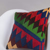 Chevron Multi Color Kilim Pillow Cover 16x16 5070 - kilimpillowstore
 - 2