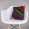 Chevron Multi Color Kilim Pillow Cover 16x16 5070 - kilimpillowstore
 - 1