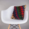 Chevron Multi Color Kilim Pillow Cover 16x16 5081 - kilimpillowstore
 - 1