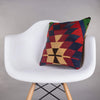 Chevron Multi Color Kilim Pillow Cover 16x16 5092 - kilimpillowstore
 - 1