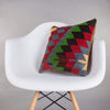 Chevron Multi Color Kilim Pillow Cover 16x16 5099 - kilimpillowstore
 - 1