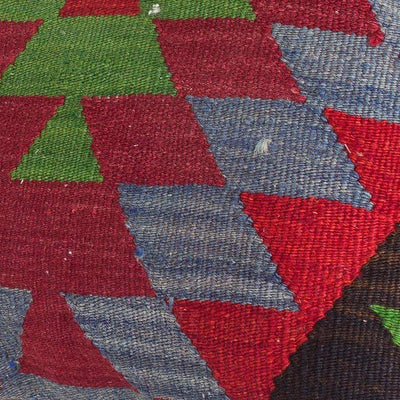 Chevron Multi Color Kilim Pillow Cover 16x16 5107 - kilimpillowstore
 - 3
