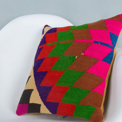 Chevron_Multiple Color_Kilim Pillow Cover_16x16_A0229_6604