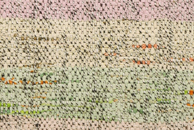 CLEARANCE 16x16  Hand Woven wool light green pinkish striped  Kilim Pillow  cushion 1048_A Wool cushion - kilimpillowstore
 - 2