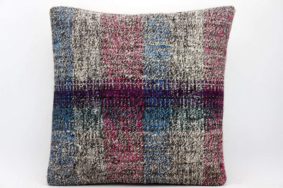 CLEARANCE 16x16 Hand Woven wool tribal ethnic dotted  Kilim Pillow cushion 1359_A - kilimpillowstore
 - 1