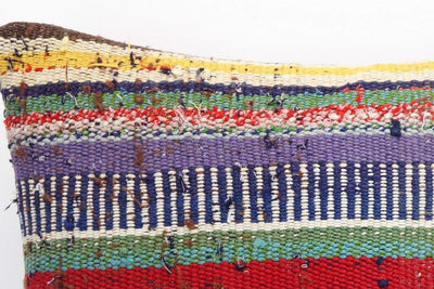 CLEARANCE 16x16 Hand Woven wool tribal ethnic striped  Kilim Pillow cushion 1332_A - kilimpillowstore
 - 2