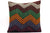 CLEARANCE 16x16 Vintage Hand Woven Kilim Pillow  485,white,green,blue,black,orange,claret red,chevron - kilimpillowstore
 - 1