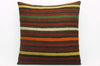 CLEARANCE Pillow cover striped , Kilim pillowcase , 16x16 pillow   1421 - kilimpillowstore
 - 1