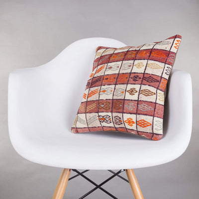 Contemporary Multi Color Kilim Pillow Cover 16x16 5160 - kilimpillowstore
 - 1