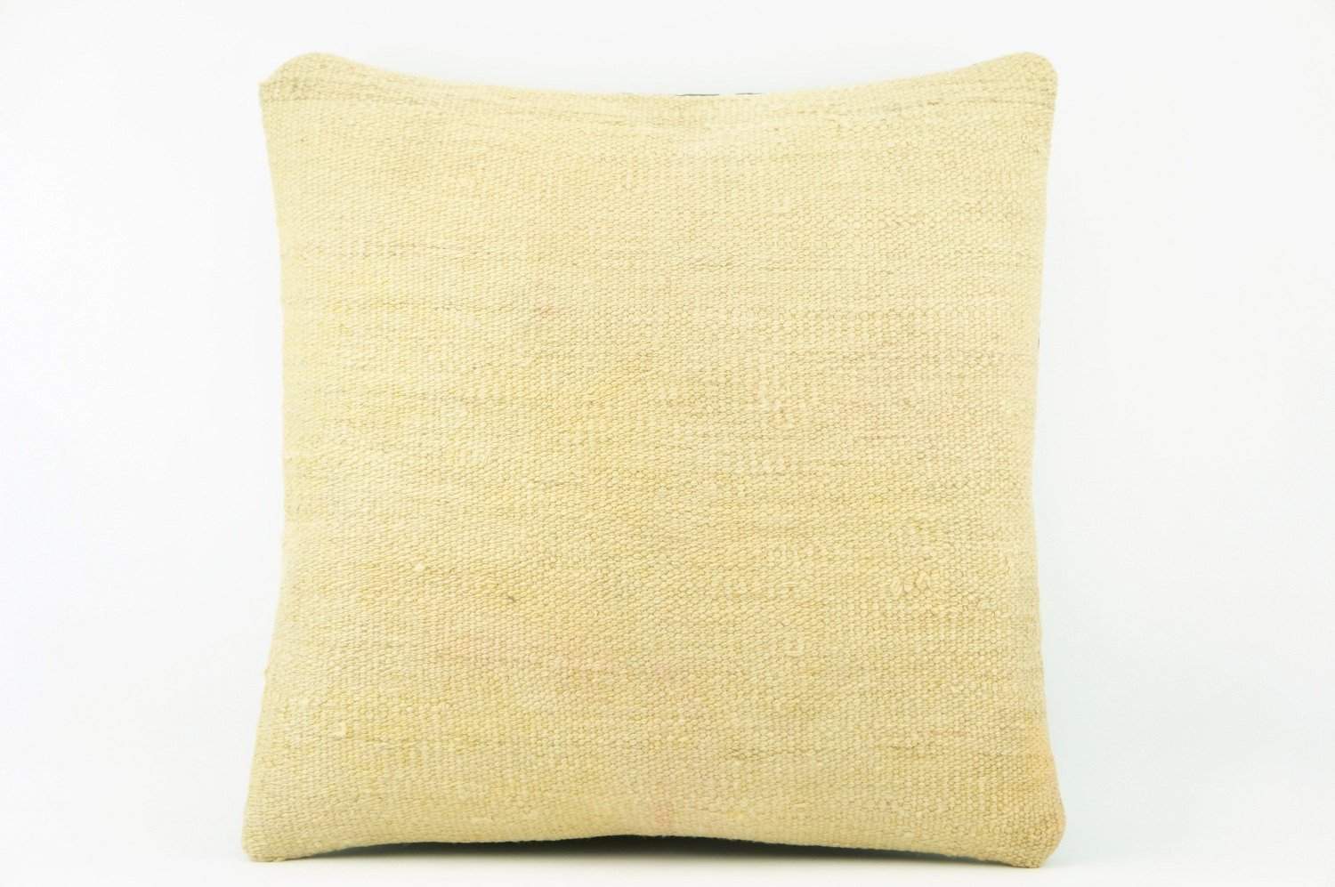 Cream hemp Kilim pillow case 16, throw cushion, ethnic decor, Mediterranean decor, 2200