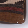 Geometric Brown Kilim Pillow Cover 16x16 4649 - kilimpillowstore
 - 3