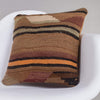 Geometric Brown Kilim Pillow Cover 16x16 4659 - kilimpillowstore
 - 2