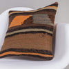 Geometric Brown Kilim Pillow Cover 16x16 4667 - kilimpillowstore
 - 2