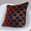 Geometric Multi Color Kilim Pillow Cover 16x16 4592 - kilimpillowstore
 - 2