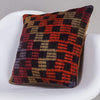 Geometric Multi Color Kilim Pillow Cover 16x16 4616 - kilimpillowstore
 - 2