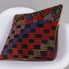 Geometric Multi Color Kilim Pillow Cover 16x16 4619 - kilimpillowstore
 - 2