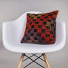 Geometric Multi Color Kilim Pillow Cover 16x16 4627 - kilimpillowstore
 - 1