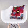 Geometric Multi Color Kilim Pillow Cover 16x16 5208 - kilimpillowstore
 - 1