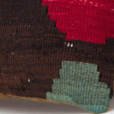 Geometric Multi Color Kilim Pillow Cover 16x16 5872 - kilimpillowstore
 - 3