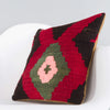 Geometric Multi Color Kilim Pillow Cover 16x16 5881 - kilimpillowstore
 - 2