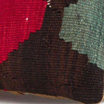 Geometric Multi Color Kilim Pillow Cover 16x16 5887 - kilimpillowstore
 - 3