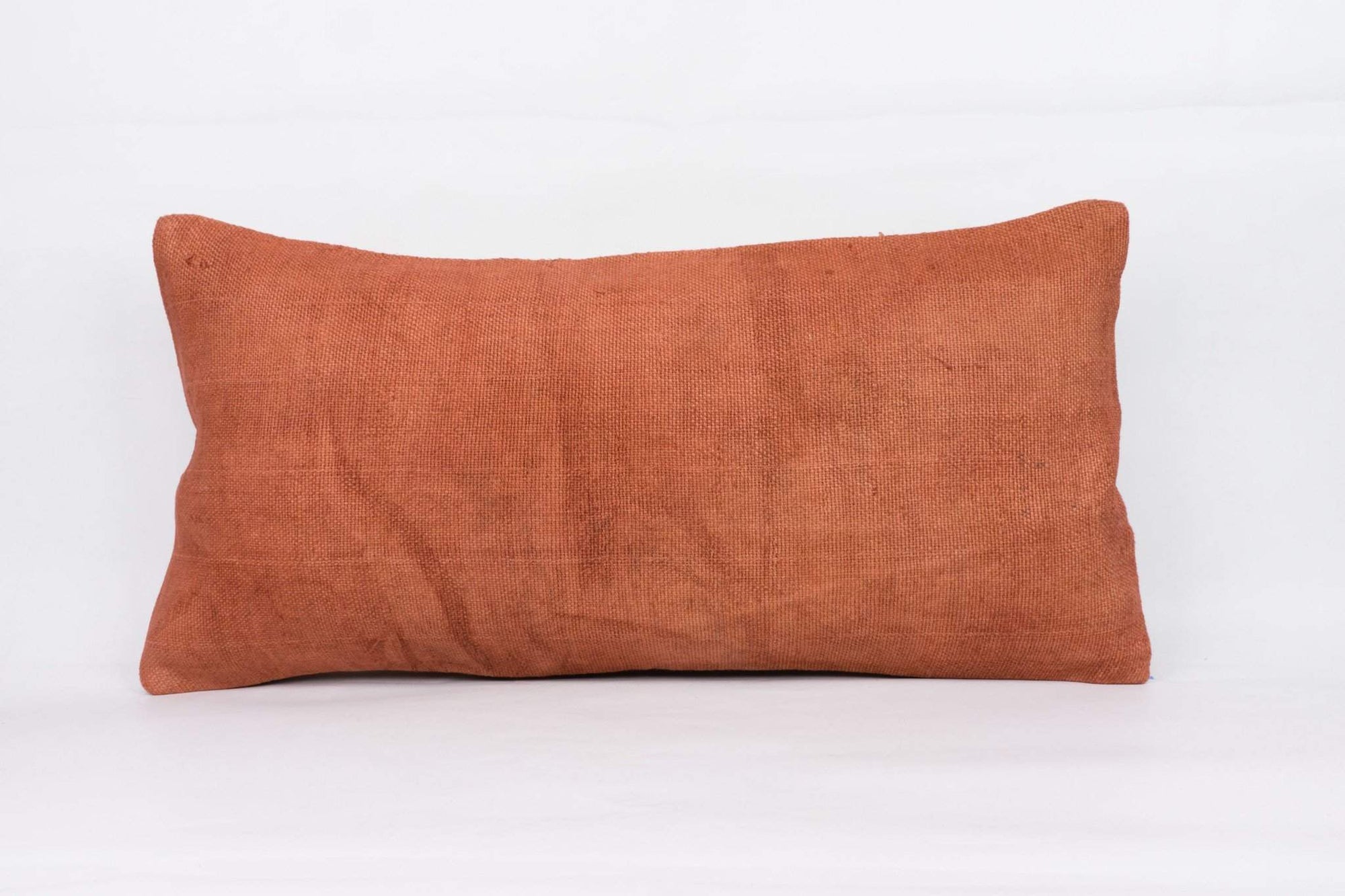 Plain Brown Kilim Pillow Cover 12x24 4174