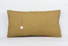 Plain Brown Kilim Pillow Cover 12x24 4178 - kilimpillowstore
 - 4