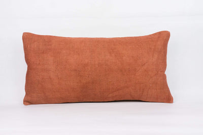 Plain Brown Kilim Pillow Cover 12x24 4178 - kilimpillowstore
 - 1