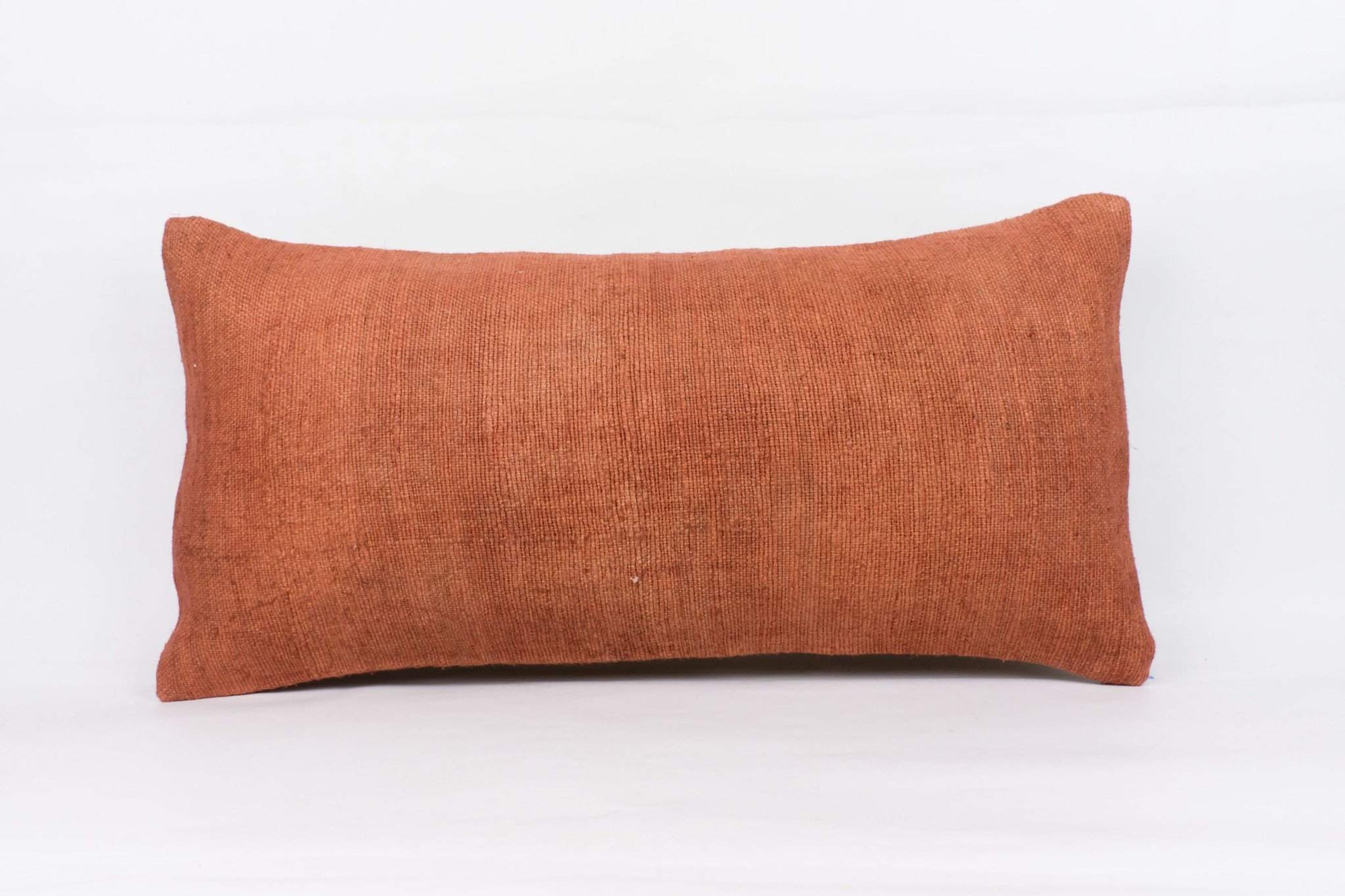 Plain Brown Kilim Pillow Cover 12x24 4179