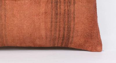 Plain Brown Kilim Pillow Cover 12x24 4180 - kilimpillowstore
 - 3